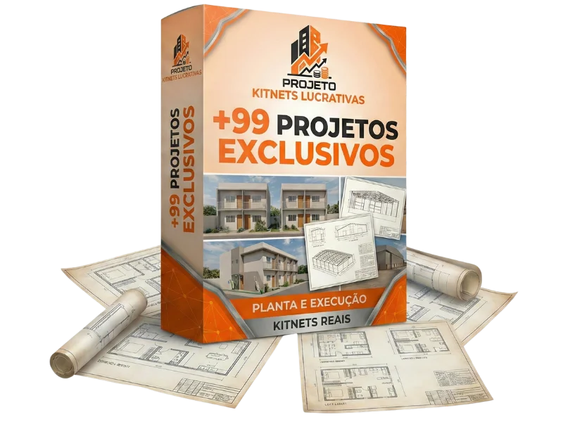 Kitnets Lucrativas - 99 Projetos Completos
