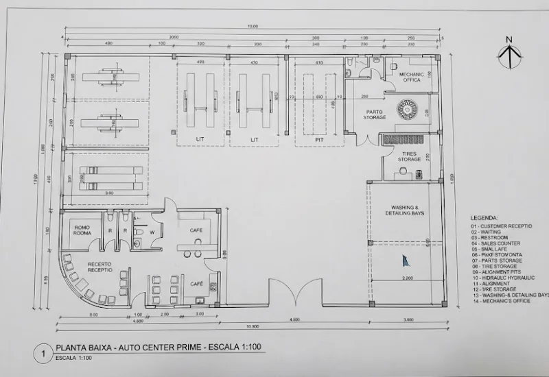 Planta Baixa Kitnet Premium - Projeto Técnico